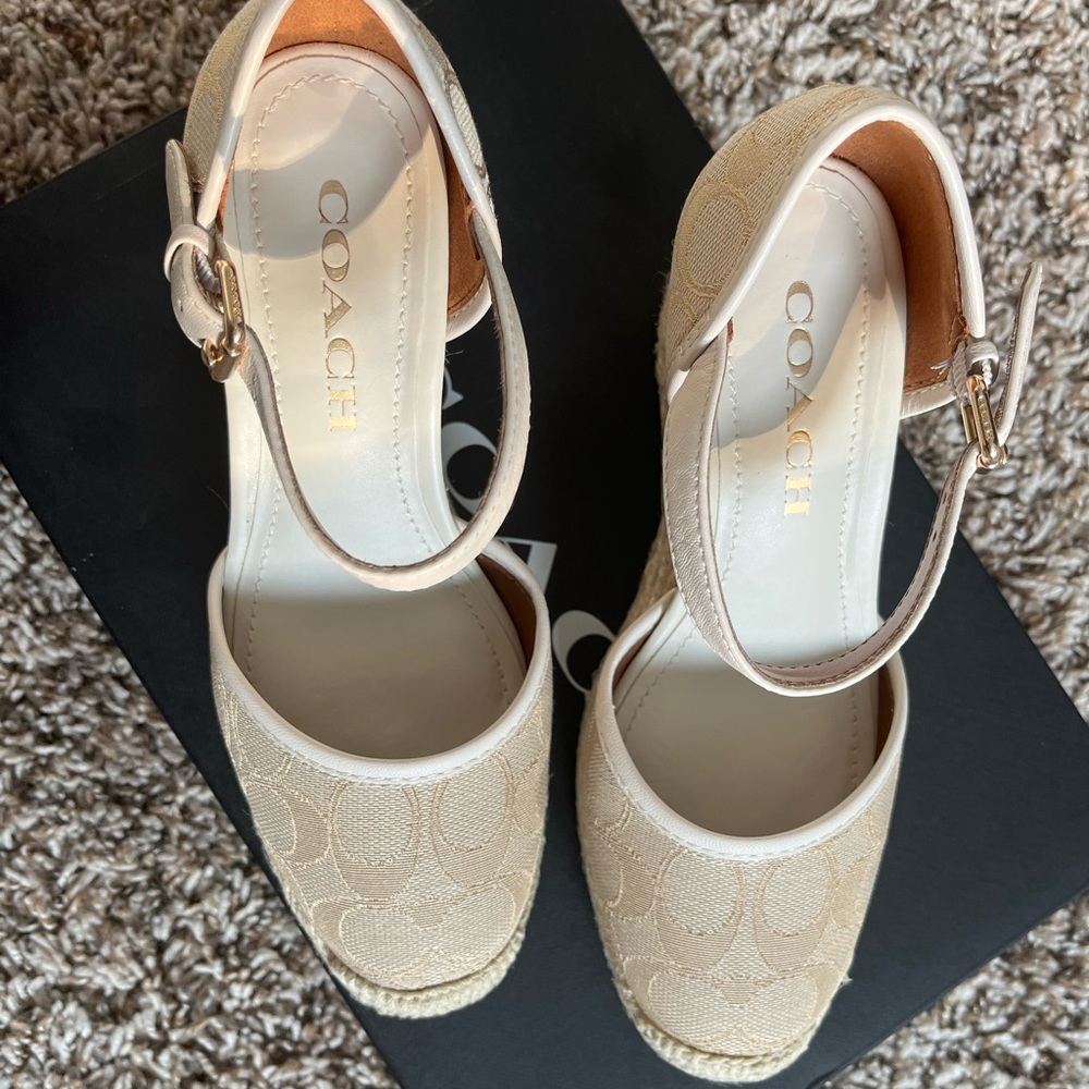 Coach Espadrille In Signature Jacquard - Picture 4 of 5